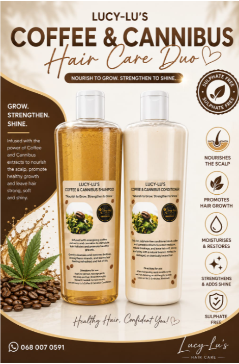 Coffee & Cannabis Shampoo & Conditioner Set