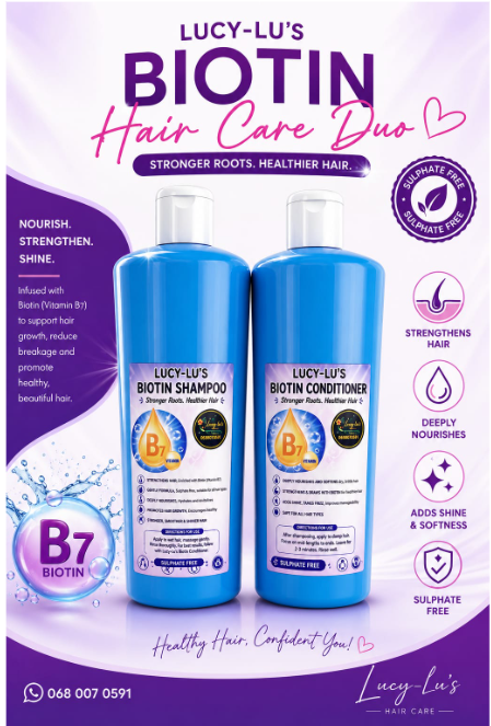 Biotin Shampoo & Conditioner Set