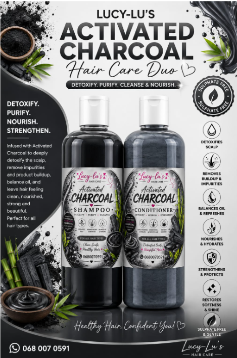 Activated Charcoal Shampoo & Conditioner Set