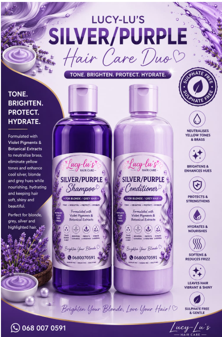 Silver Purple Shampoo & Conditioner Set
