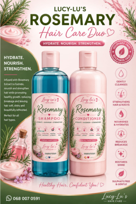 Rosemary Herbal Shampoo & Conditioner Set